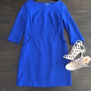 Gap Royal Blue Longsleeve Professional Dress